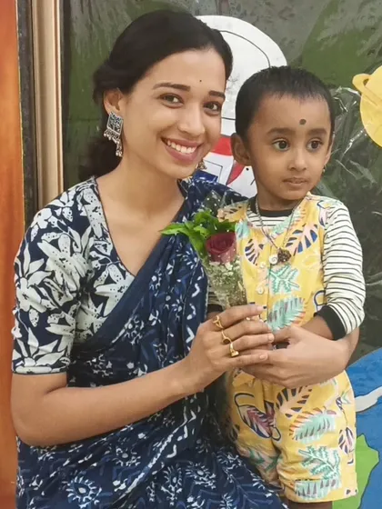 Celebrating Teacher's Day with the children who make it all worthwhile. Each child's unique personality brings so much light and happiness to our classrooms.