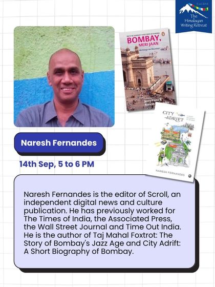 As the editor of Scroll.in and an accomplished author, Naresh Fernandes offers a dual perspective on writing and publishing, making his session invaluable for aspiring journalists and non-fiction authors.
