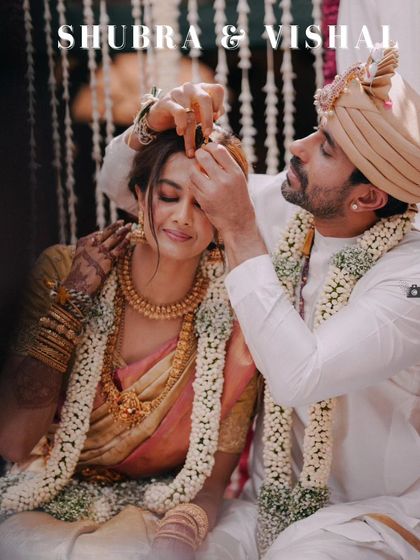 A duplicate of the sindoor application moment.