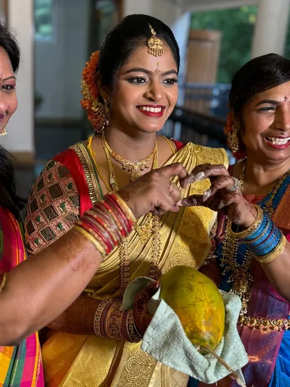 A smile that lights up the room, shared with loved ones. This is what it's all about. Creating a look that makes my bride feel so happy and confident that her joy is infectious is the best part of my job.