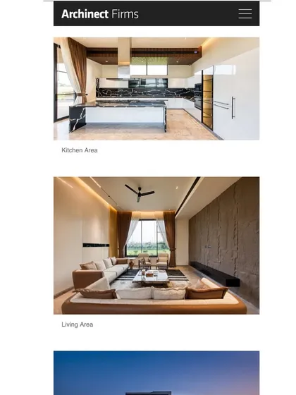 The Archinect feature showcased our interior work, including the kitchen and living areas of the project.