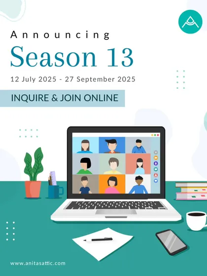 We are thrilled to announce our upcoming season. This 12-week, fully online program is designed to fit into your life, wherever you are. If you have a story to tell and are ready to do the work, this is your call to begin.