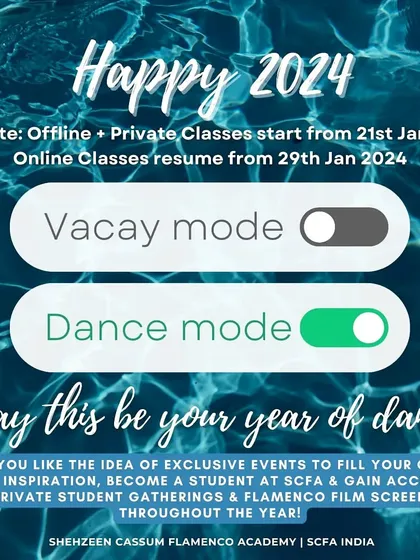 Ready to switch to dance mode? This graphic shows our class schedule, with options for everyone. We offer offline group classes and private one-on-one sessions in Mumbai, as well as live online classes, so you can join our community from anywhere in the world.