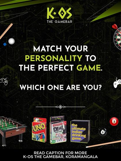Which game matches your personality? Whether you're a calculated pool player, a chaotic foosballer, or a strategic card player, we've got the perfect game for you.