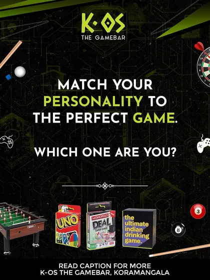 Which game matches your personality? Whether you're a calculated pool player, a chaotic foosballer, or a strategic card player, we've got the perfect game for you.