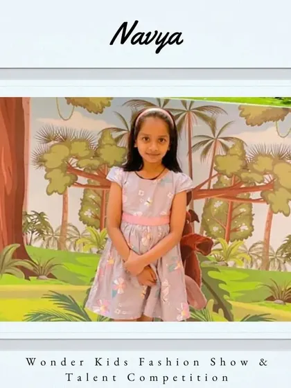 A warm welcome to Navya. Her sweet and simple look is lovely, and I can't wait to see her on stage.