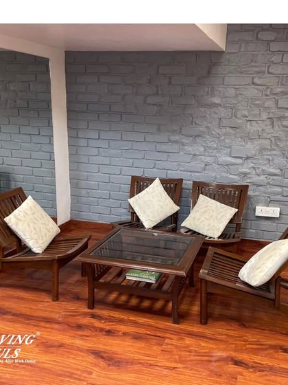 Our comfortable waiting area. We want our studio to feel like a second home for our students and their families.