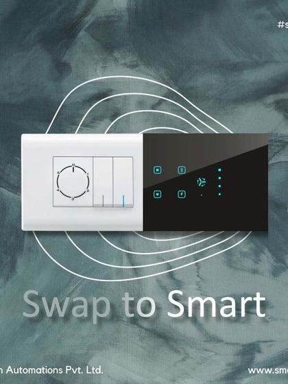 Swapping the ordinary for the extraordinary. This image shows the clear upgrade from an analog switch to my smart, sleek touch panel.