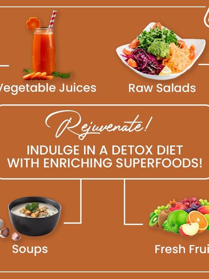 Rejuvenate your body with a detox diet rich in enriching superfoods. Our plans incorporate vegetable juices, raw salads, soups, and fresh fruits to help you cleanse and reset.