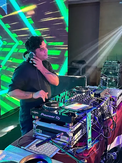A moment of gratitude at the end of a busy month. Being a DJ is more than a job; it's my passion, and I'm thankful for every opportunity to perform.