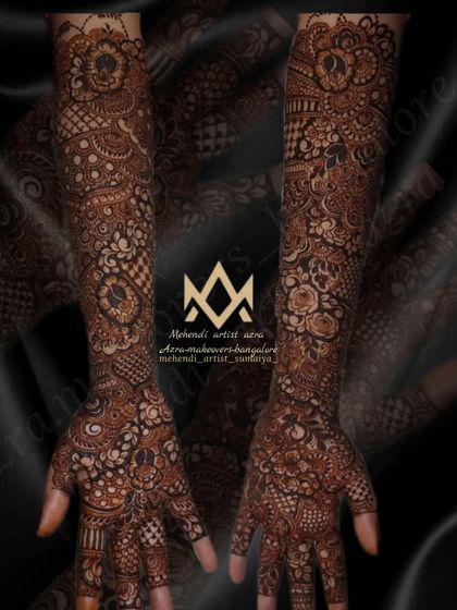 Azra Mehendi - Mehendi Artistry Full Bridal Mehendi photo 30