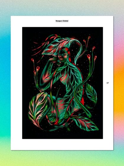 My work 'A Glow in the Dark' featured in the ARRAY 2 zine by the popular art blog Booooooom.