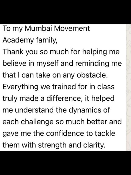 "Everything we trained for in class truly made a difference." A student reflects on how our training gave them the confidence and clarity to tackle any obstacle.