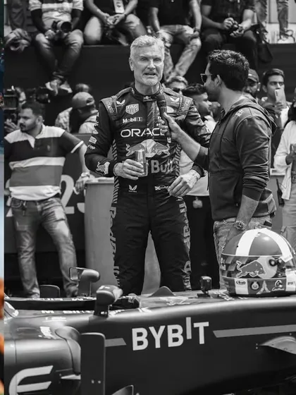 A collage of key moments from the Red Bull Showrun. From F1 legend David Coulthard interacting with the media to the intense focus on the track, I document the entire narrative of the day for a comprehensive event gallery.