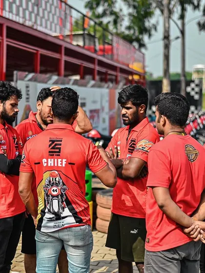 Our chief instructor, Anish Shetty, briefing the crew. Teamwork and clear communication are key to running our events smoothly and ensuring a great experience for everyone.