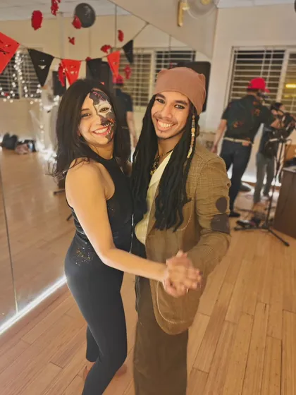 Jack Sparrow made an appearance at our Halloween party. We love seeing the effort our students put into their costumes for our themed events.
