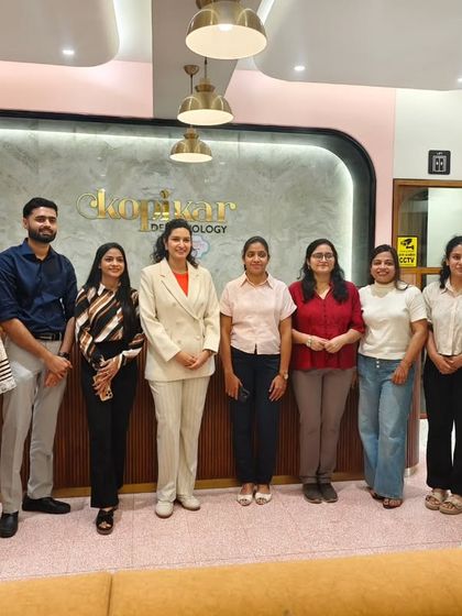 A group photo with the talented dermatologists who attended my beginner-friendly filler workshop. It was a day filled with learning, laughter, and a shared passion for aesthetics.