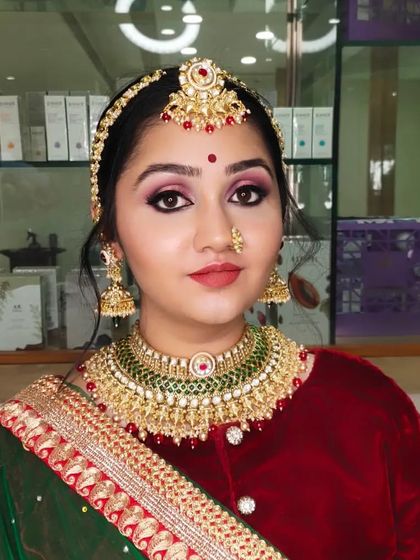 A final portrait of this bride, looking absolutely stunning and ready for her wedding.