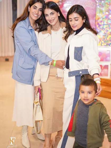 Stylish guests at a Barbie-themed birthday party. Our premium ambiance attracts a sophisticated crowd and provides a perfect setting for elegant celebrations.