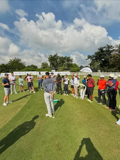 My coaches observing a practical demonstration during an international coaching seminar. This is where theory meets practice.