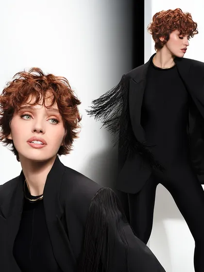 We believe in texture that speaks volumes. This modern, short curly hairstyle is all about embracing natural movement with a chic, editorial edge. It's a fearless cut that is both playful and powerful.