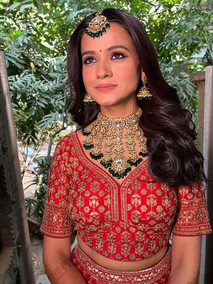 Timeless Red Lehenga Brides photo 50