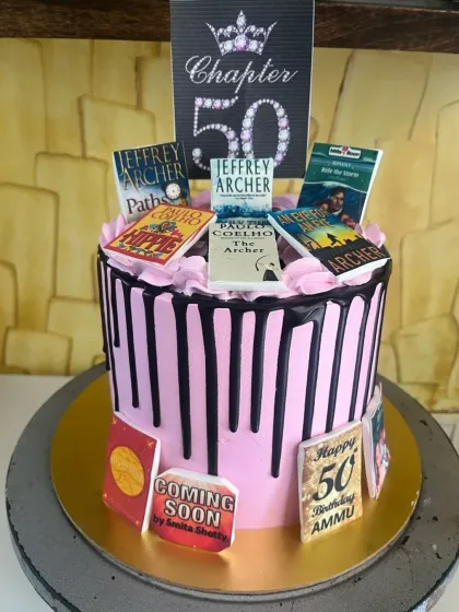 This one was for a book lover turning 50. I recreated the covers of her favorite novels as edible prints, turning her personal library into a delicious masterpiece. It’s a great example of how I can tell your unique story through a custom cake design.