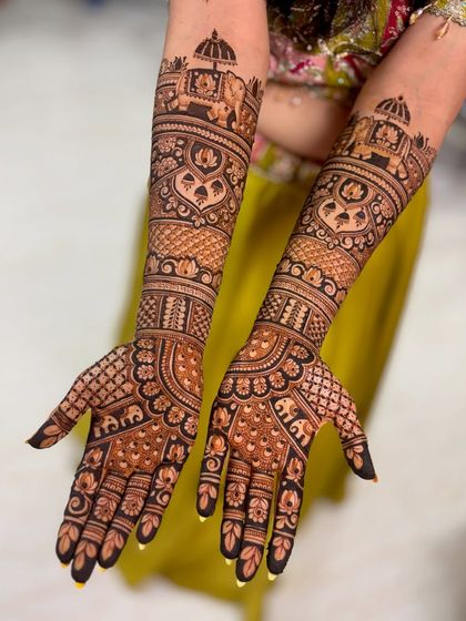 Mitali - Bridal Mehendi Full Bridal Mehendi (Hands) photo 71