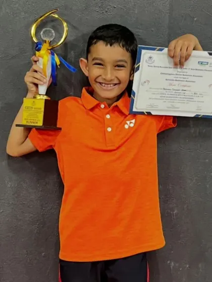 We are incredibly proud of our trainee Pratham for securing a Silver medal in the Under-11 Boys Doubles at the Karnataka State Badminton Championship. This is a testament to his hard work and our professional coaching approach.