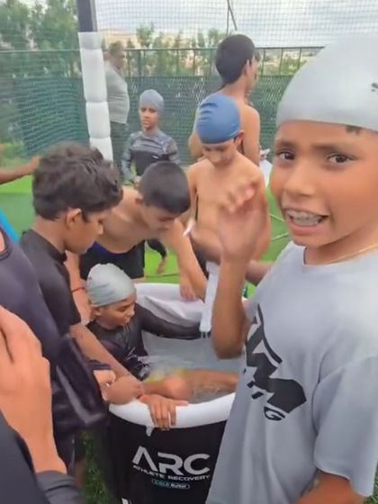 A closer look at the ice bath recovery session. Teaching young athletes about proper recovery techniques is vital for a long and healthy career.