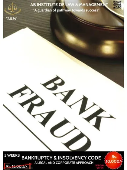 This 5 week course on the Bankruptcy and Insolvency Code provides a legal and corporate approach. It is crucial for professionals dealing with financial distress and corporate restructuring.