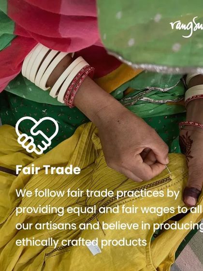 We follow fair trade practices by providing equal and fair wages to all our artisans. We believe in producing ethically crafted products that honor the skill and time invested.