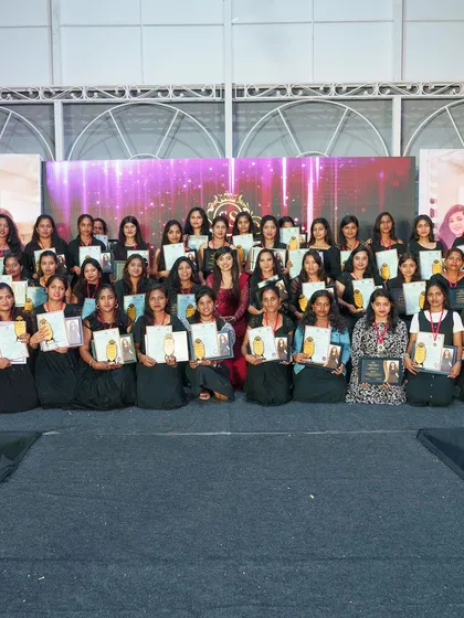 A group photo of my 14th batch of graduates, all holding their certificates and ready to start their careers.