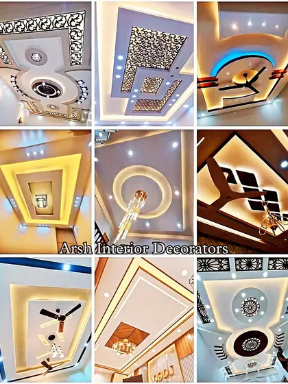 An amazing collage of false ceiling designs that blend modern geometry with traditional jali work. This shows my versatility in creating custom looks for any home.