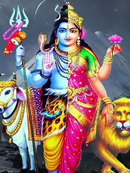 Ardhanarishvara is the composite form of Lord Shiva and Goddess Parvati. Worshipping this form can bring balance, harmony, and creativity to your life by uniting masculine and feminine energies.