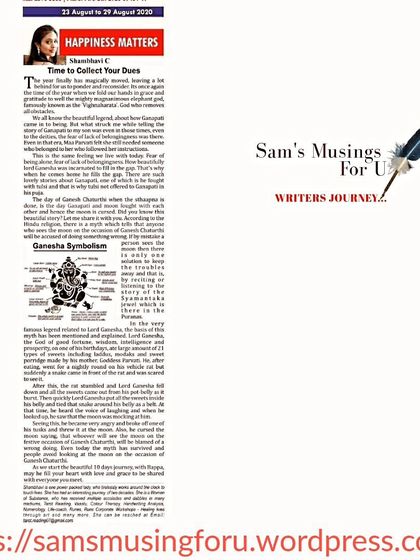 Shambhavi - Workshops & Public Speaking Words of Wisdom: My Books & Columns photo 22