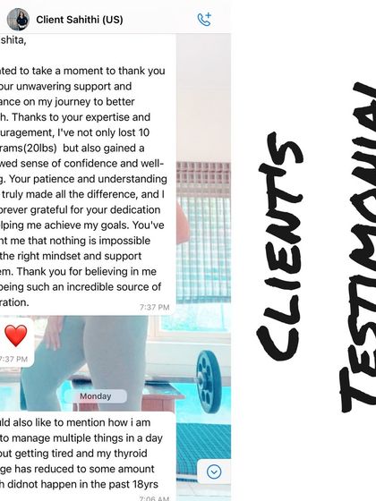 This client not only lost 10 kgs but also gained renewed confidence. Her thyroid dosage even reduced, something that hadn't happened in 18 years. This is about holistic health.