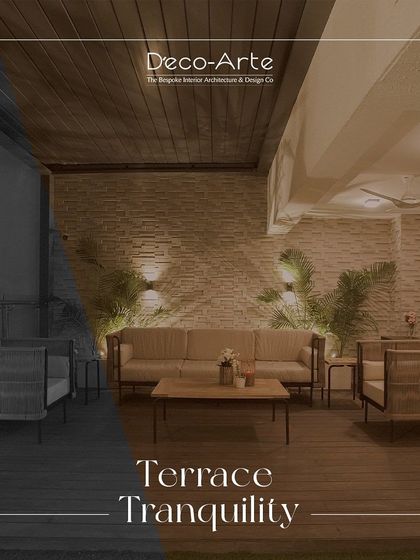 Explore a variety of outdoor retreats I have designed. From cozy balconies with patterned tiles and Buddha statues to expansive terraces with vertical gardens and lounge seating, each space is crafted to be a personal haven.