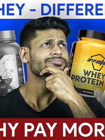Same Whey, Different Price: Why Pay More? A thumbnail for my video explaining how different brands from the same manufacturer can have vastly different quality and prices.