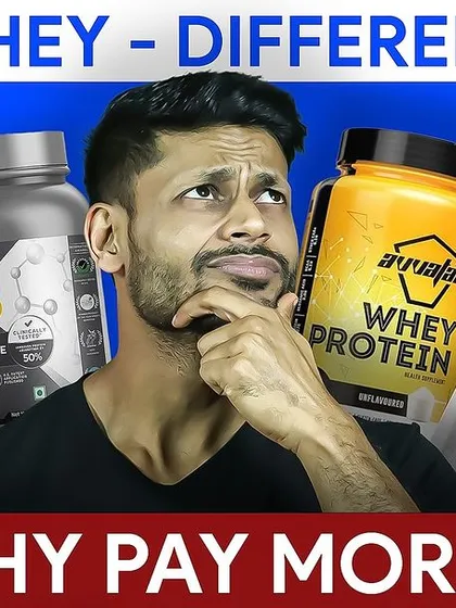 Thumbnail for my video exploring why different whey proteins have such different prices.