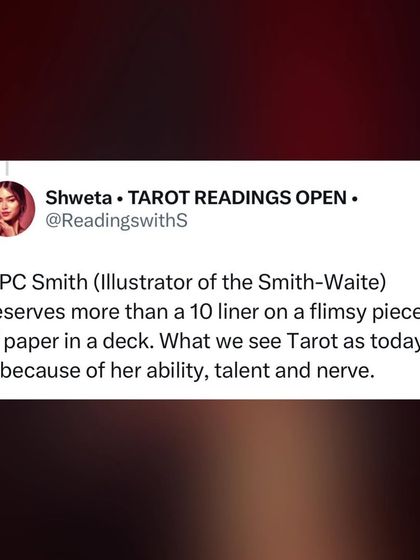 On World Tarot Day, my first lesson is always this: Pamela Colman Smith, the illustrator of the Smith-Waite deck, deserves more than a footnote. What we see as Tarot today is because of her ability, talent, and nerve.