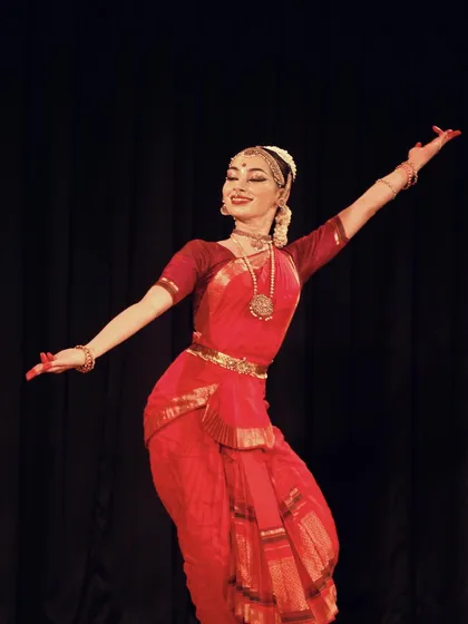 These are more stills from my HCL performance at the Madras Music Academy. Each photo captures a different movement and expression from the Varnam and Padam pieces I presented.