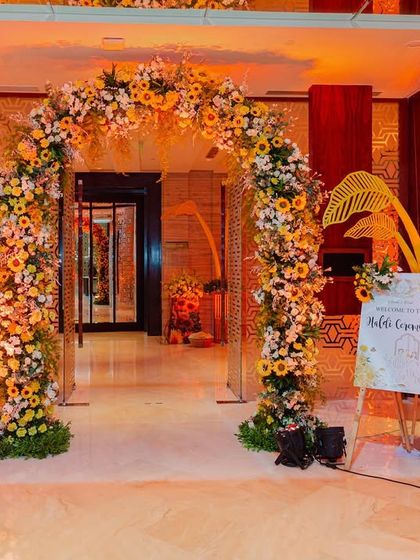 Vibrant Haldi & Mehendi Functions photo 25