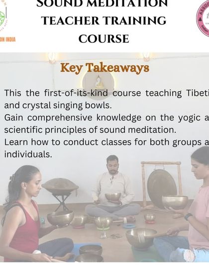 Kalariyogi Shriram - Sound Meditation Teacher Training Course Information & Upcoming Events photo 27