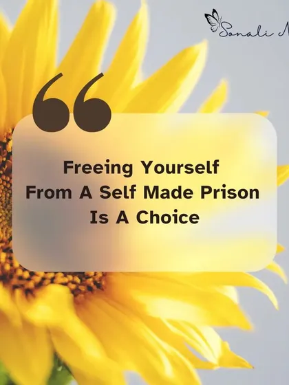 Freeing yourself from a self made prison is a choice. Many of us are trapped by our own limiting beliefs. I can help you find the key and make the choice to be free.