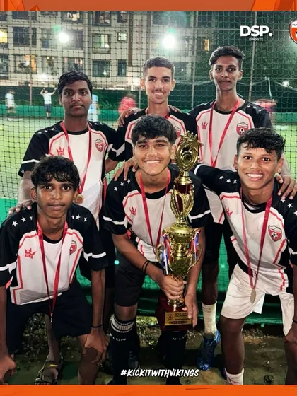 Another one for the cabinet. Our U16 stars after winning their tournament in Kalyan, showcasing their champion mindset.