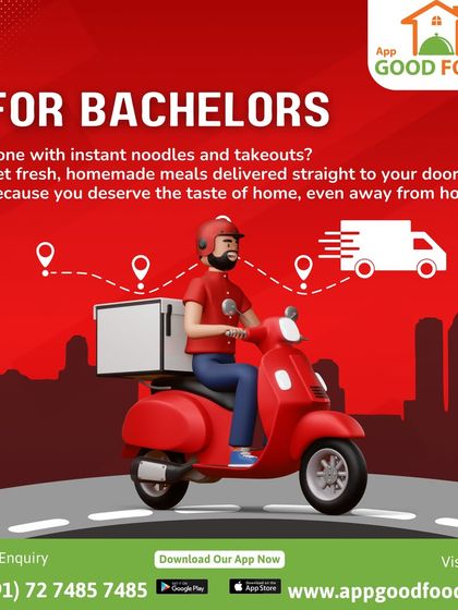 For bachelors done with instant noodles and takeouts. Get fresh, homemade meals delivered straight to your door, because you deserve the taste of home.