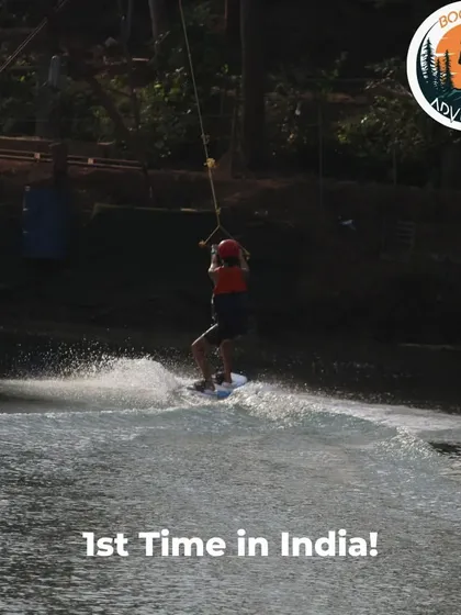 This image highlights our claim as the first facility of its kind in India. We are proud to bring this modern and exciting water sport to the adventure community here.
