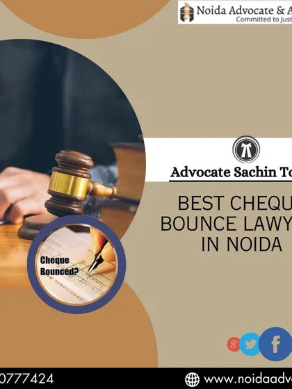 As the best cheque bounce lawyer in Noida, I am qualified to handle your case and pursue the legal remedy you are entitled to.