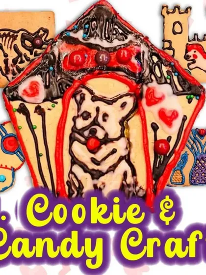 Cookie and candy craft is one of our most delicious activities! Kids get to decorate their own eggless cookies with colorful icing and toppings.